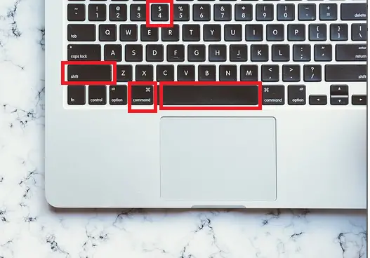 macbook print screen button