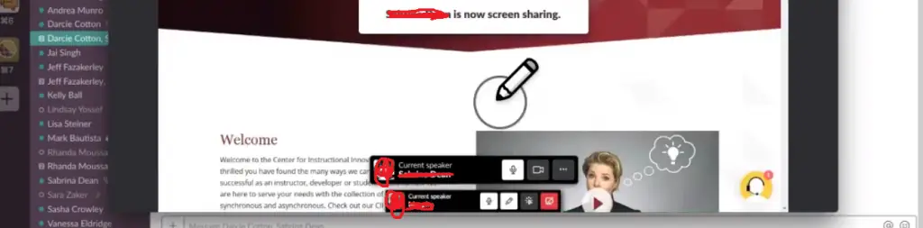 Slack Screen Share