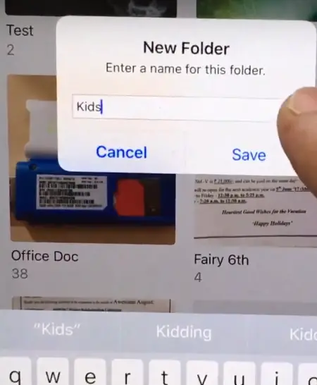 How To create Folders In iPhone