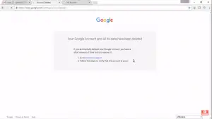 delete google account from pc