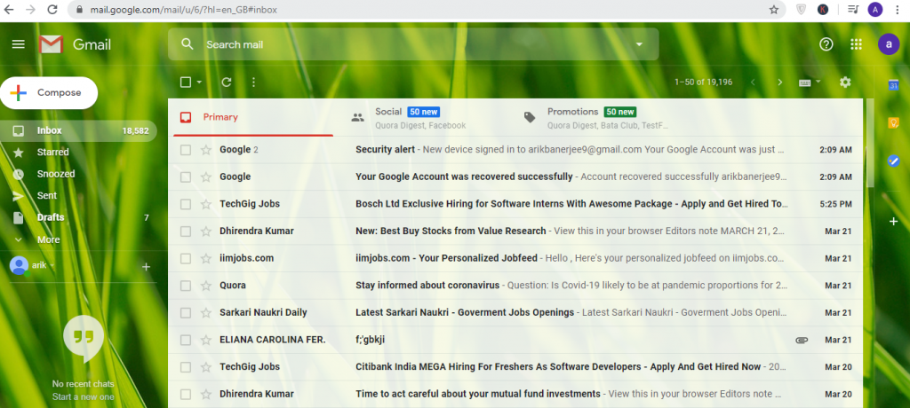 send email in desktop 