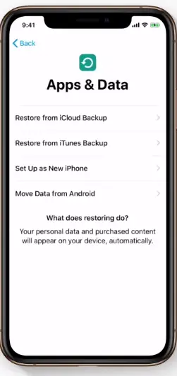 transfer data from any Android device to iPhone