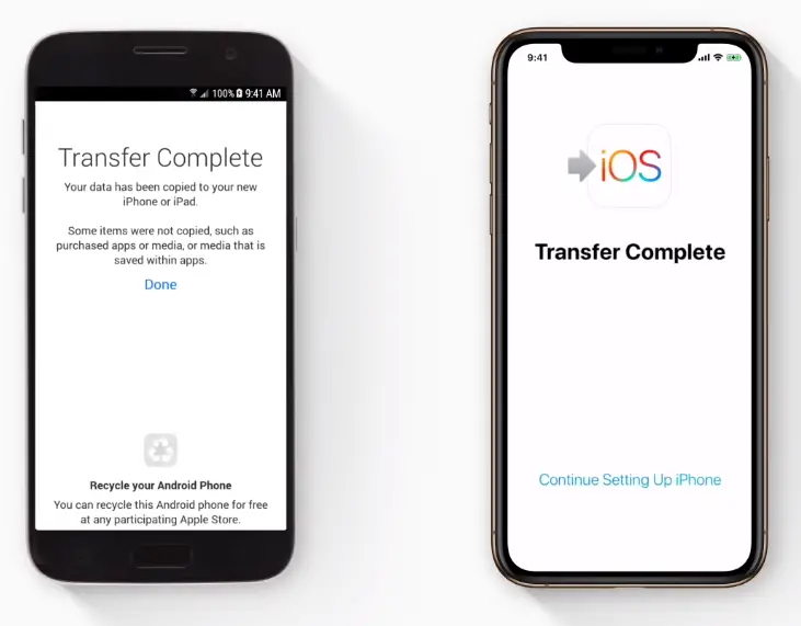 Transfer Data From Android To iPhone