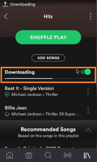 listen Spotify offline 