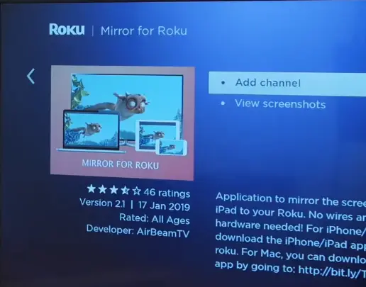 Roku Screen Mirroring with iPhone