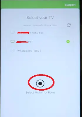 Roku Screen Mirroring with iPhone