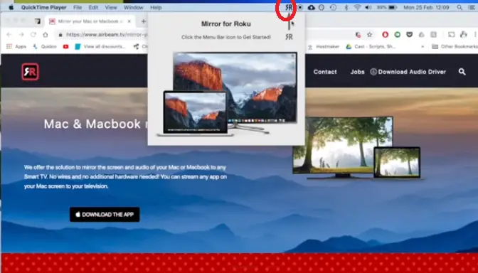 Roku Screen Mirroring with Mac