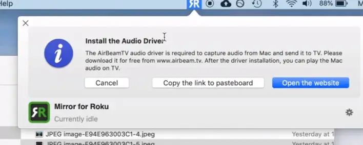 Roku Screen Mirroring with Mac