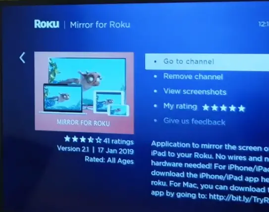 Roku Screen Mirroring with Macbook