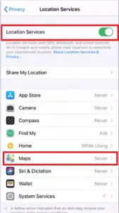 Google Maps Does Not Work On iPhone/iPad