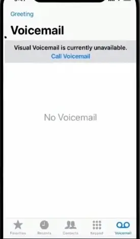 AT&T Visual Voicemail Not Working