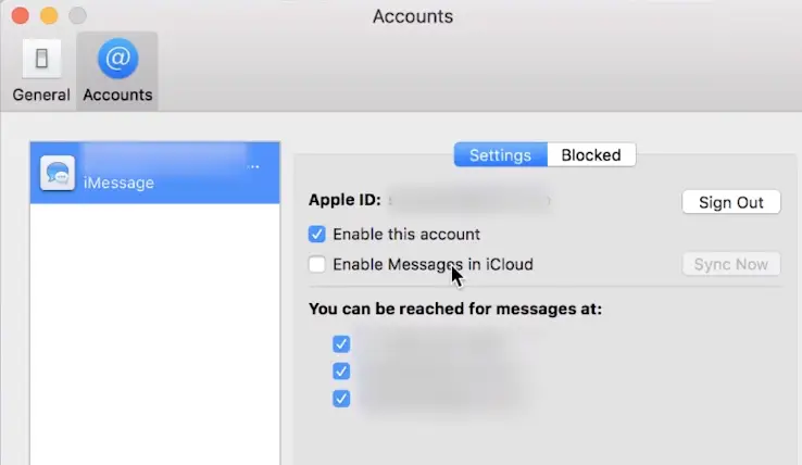 iMessage Not Syncing On Mac